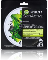 Garnier SkinActive Tissue Masker met Charcoal - 5 stuks - Voordeelverpakking