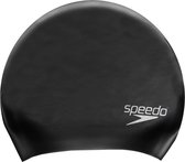 Speedo Long Hair Cap Unisex - Zwart - One Size