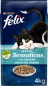 Felix Seaside Sensations - Kattenvoer Droogvoer - Zalm, Koolvis & Groenten - 4 kg