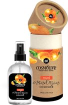 Cosmolive - Mandarijn - Eau de Cologne - 240 ml (Kolonya / Desinfectie / Aftershave) - Glas