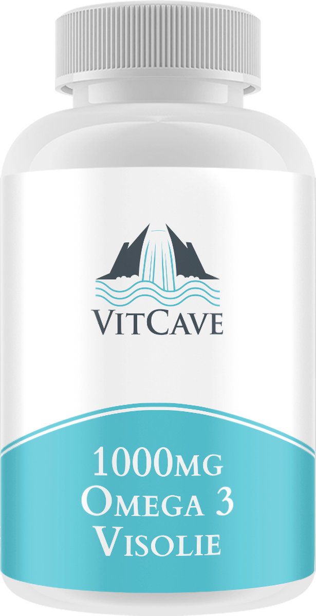 VitCave - Omega 3 Visolie - 100 softgels - 1000 mg - 180 mg EPA 120 mg DHA