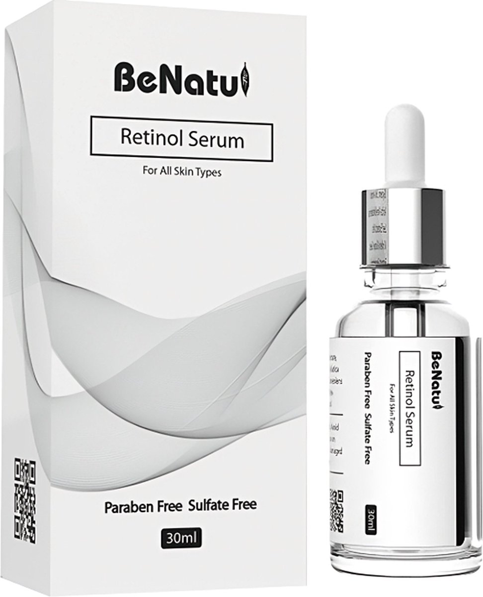 Retinol serum 2.5 Procent met Hyaluronzuur en Vitamine E - Anti Aging - Anti Rimpel - Gezichtsserum - Inclusief gratis gezichtsmasker - 30ml