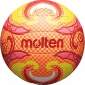 Ballon de volleyball de plage Molten - Orange / Rose / Jaune / Rouge