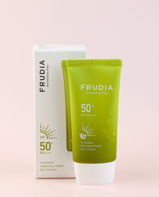 FRUDIA - Avocado Greenery Relief Sun Cream SPF50+ | bol