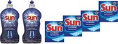 Sun zout 4kg + 2x Sun Optimum dry & shine spoelglans