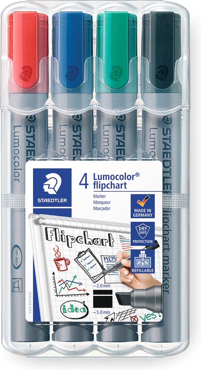 Feutre tableau papier STAEDTLER Flipchart Lumocolor 356 - pointe