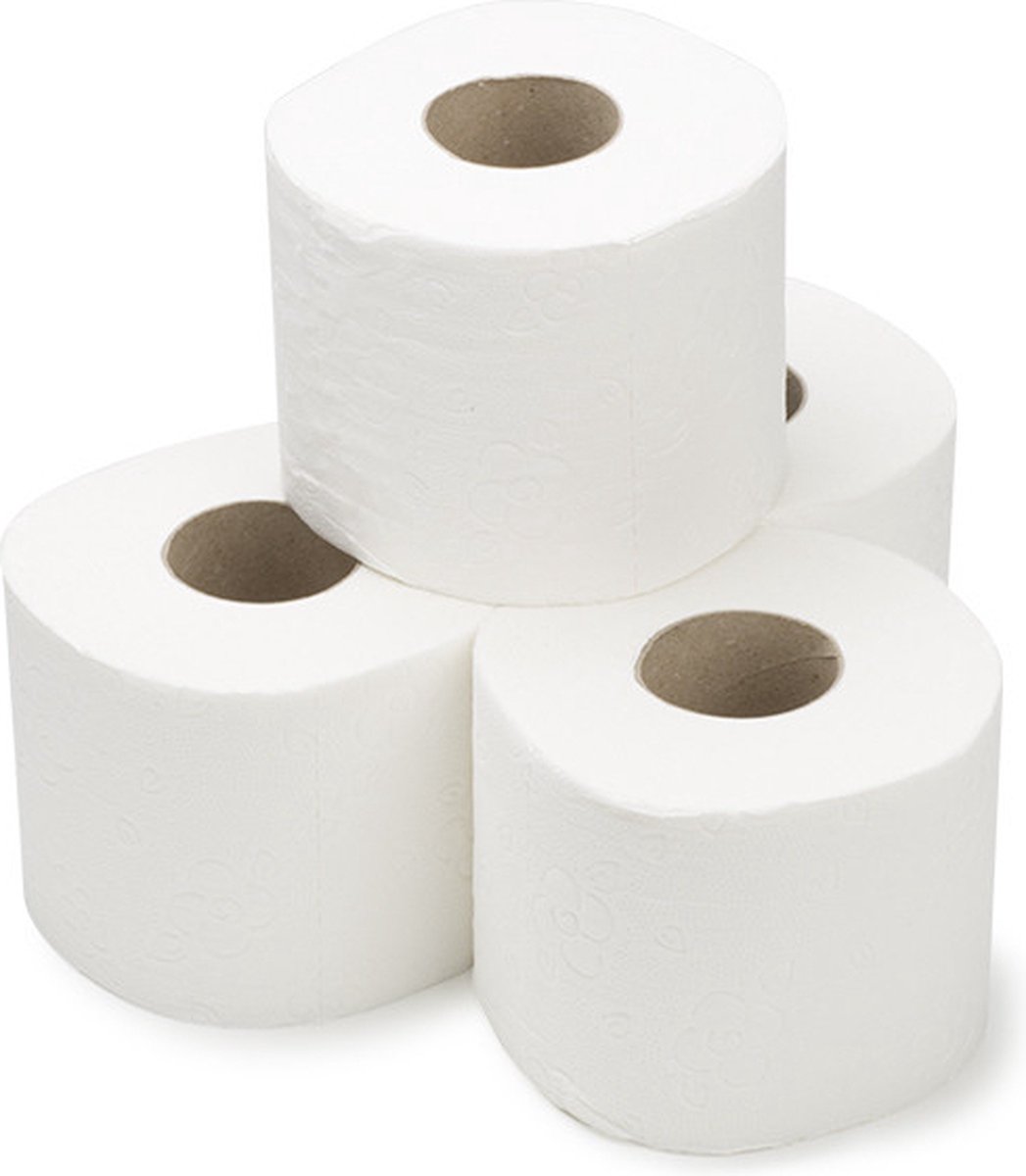 Toiletpapier | 1 x 4 | 400 vel | 2 lgs. | Traditioneel | Cellulose | Premium