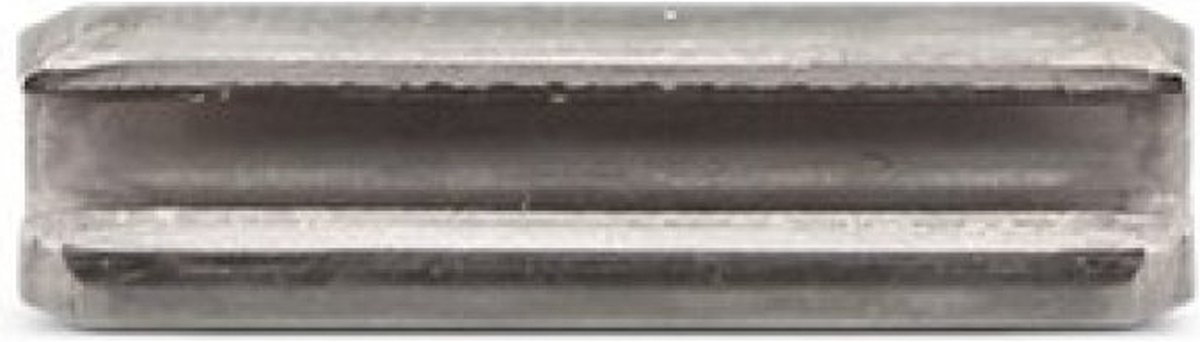 (24 STUKS) 4X16 SPANHULS (SPANBUS) ZWARE UITVOERING (RVS-A1/A2) VERENSTAAL (14310) DIN 1481 (ISO 8752)