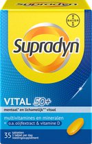 Bol.com Supradyn Vital 50+ jaar - Multivitaminen om vitaal te blijven speciaal voor vijftigplussers* - 35 tabletten aanbieding