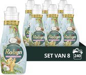 Robijn Collections Kokos Wasverzachter - 8 x 30 wasbeurten - Voordeelverpakking