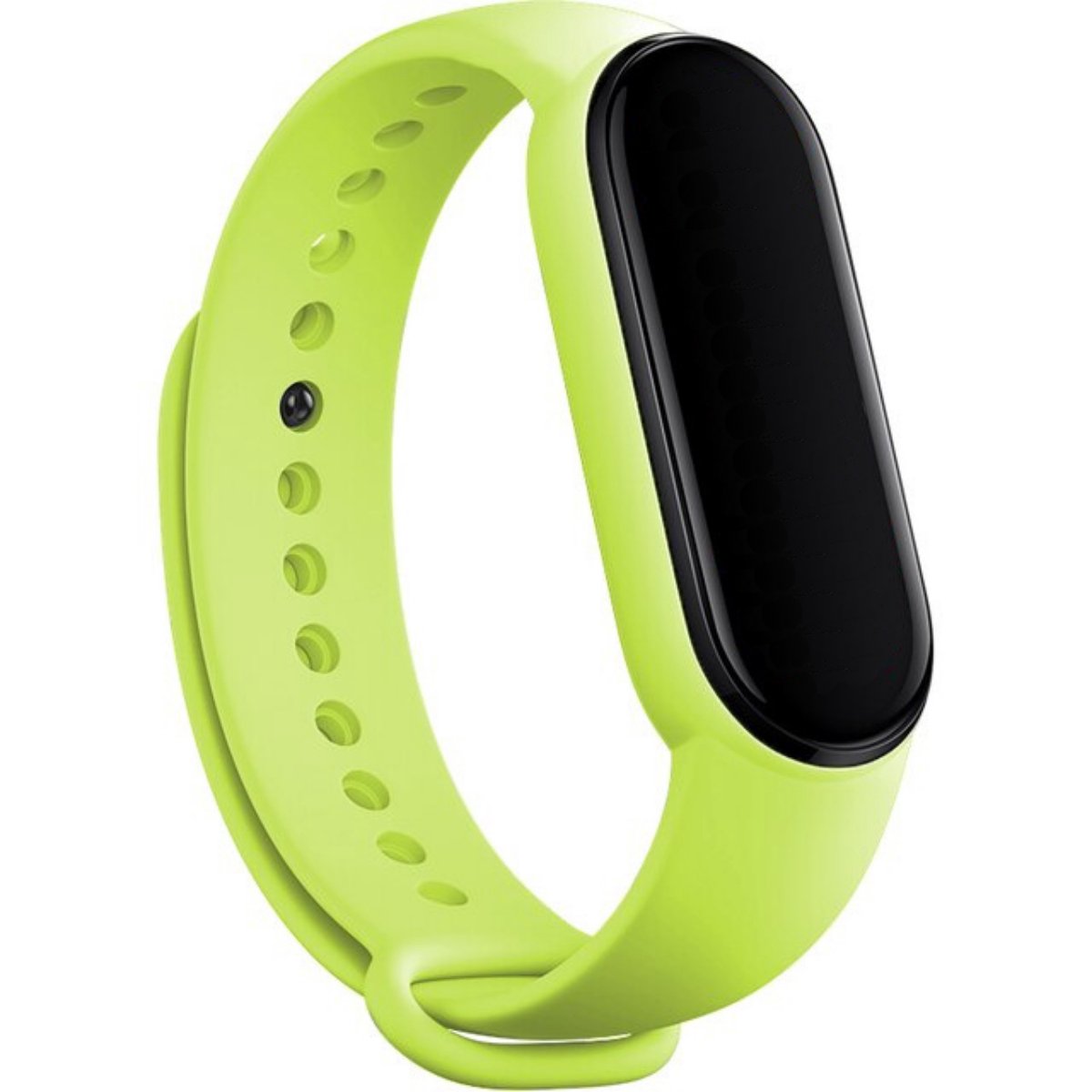Horlogeband geschikt Voor Mi Band 5-6 - Horloge Band - Polsband - Vervanging Bandjes - Neon groen