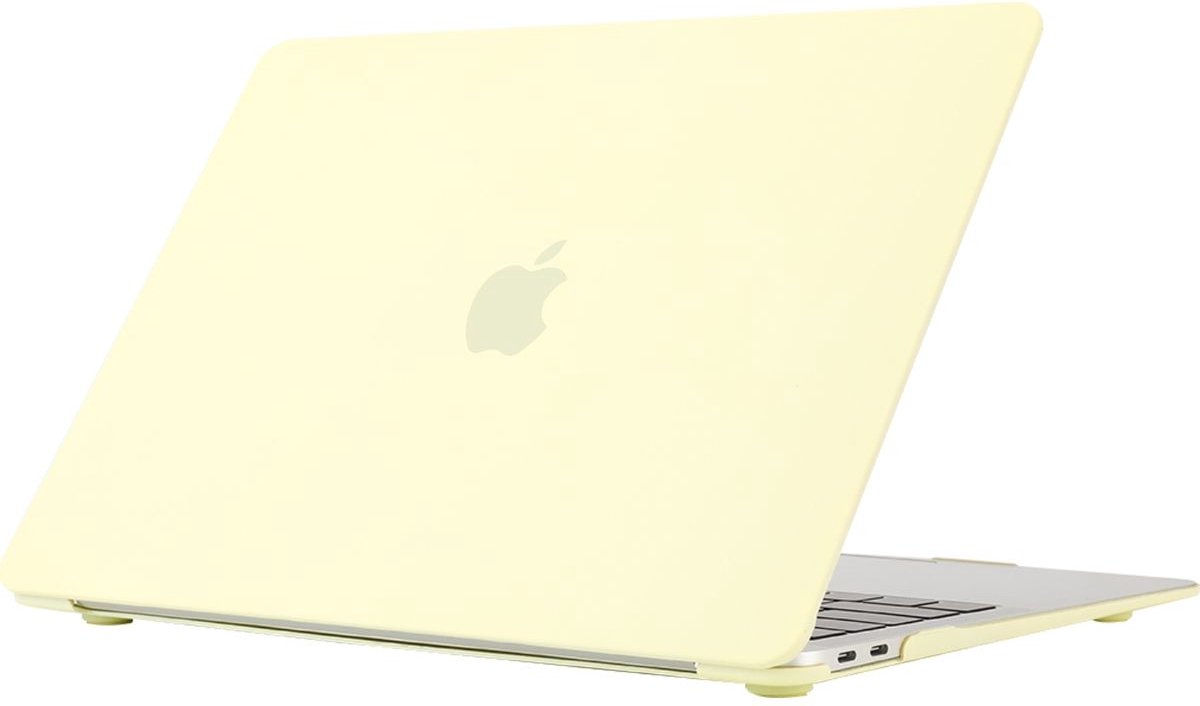 Coque Crème Mat Mobigear pour Apple MacBook Pro 14 Pouces (2021) - Jaune