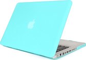 Mobigear Laptophoes geschikt voor Apple MacBook Pro 15 Inch (2008-2012) Hoes Hardshell Laptopcover MacBook Case | Mobigear Matte - Turquoise - Model A1286