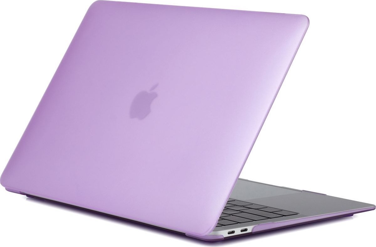 Mobigear Matte Case geschikt voor Apple MacBook Pro 13 inch A1706, A1708, A1989, A2159, A2251, A2289, A2338 (2016-2019) Hoes Hardshell MacBook Case - Paars