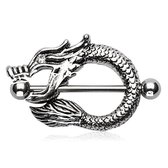 Tepelpiercing draak