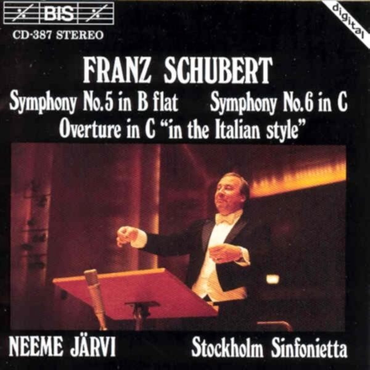 Stockholm Sinfonietta - Schubert: Overture In C Major (CD)