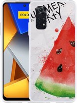 Xiaomi Poco M4 Pro Hoesje Watermeloen Party - Designed by Cazy