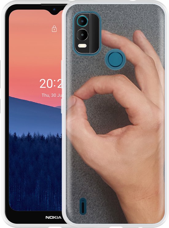 Coque adaptée pour Nokia C21 Plus Circle Hand Game