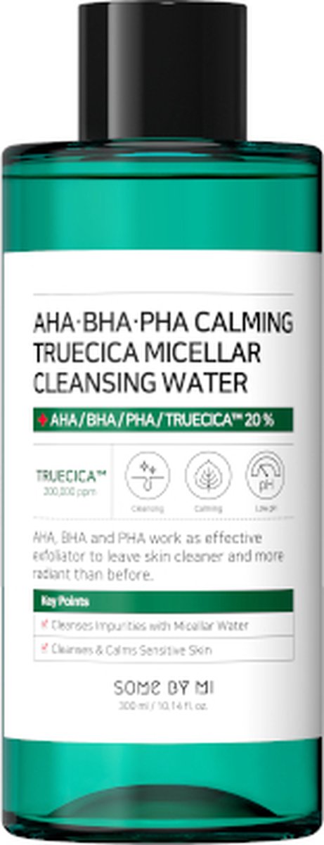 Some By Mi - Korean Cleanser - AHA-BHA-PHA Calming Truecica Micellar Cleansing Water - 300ml
