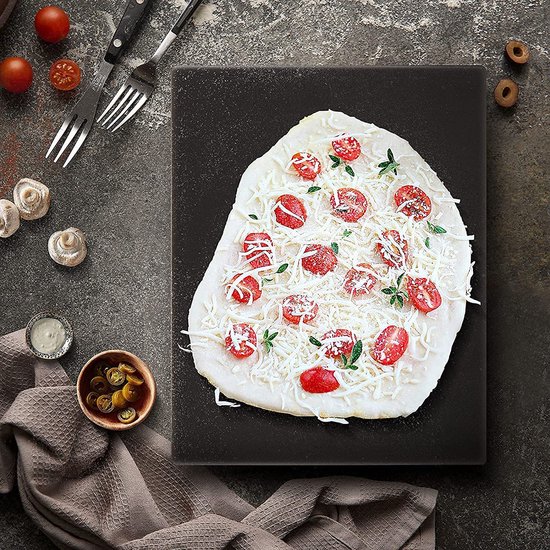 Dijk Virus Patois Pizza steen - steen voor pizza pizza bakken - premium kwaliteit – oven –  barbecue –... | bol.com
