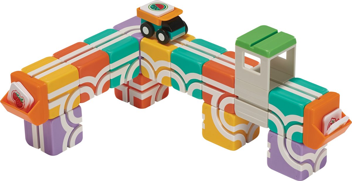 QBI bouwblokken magnetic cubes Collection Explorer basic 22delig | bol