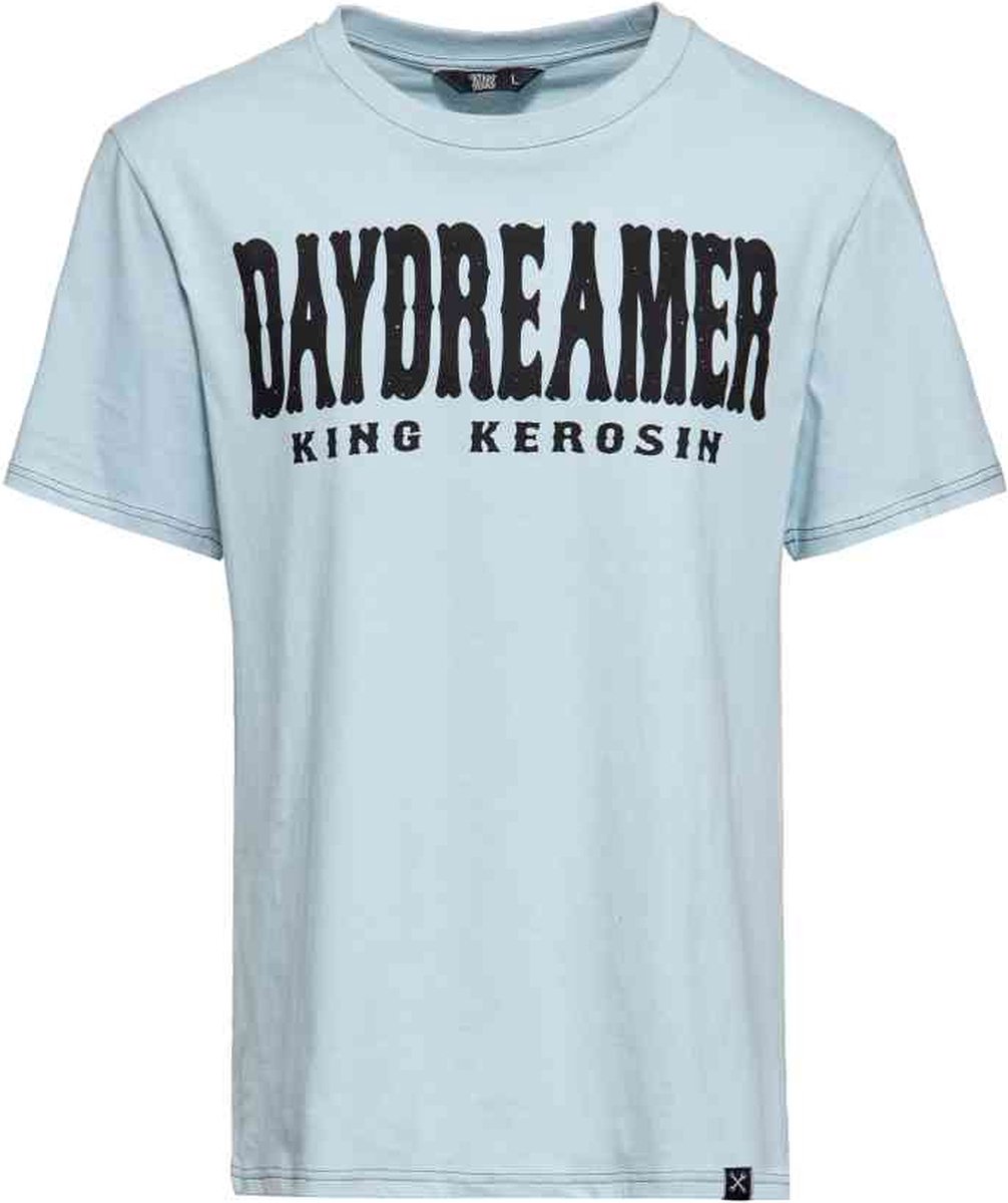 King Kerosin Heren Tshirt -XXL- Daydreamer Blauw