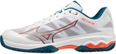 Mizuno Tennisschoen Padelschoen Wave Exceed Light CC Heren Wit Rood Blauw