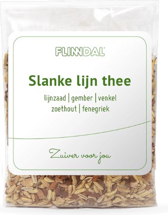 Flinndal Slanke Lijn Thee - Voor Spijsvertering, Darmen en Vetverbranding - 55 Gram