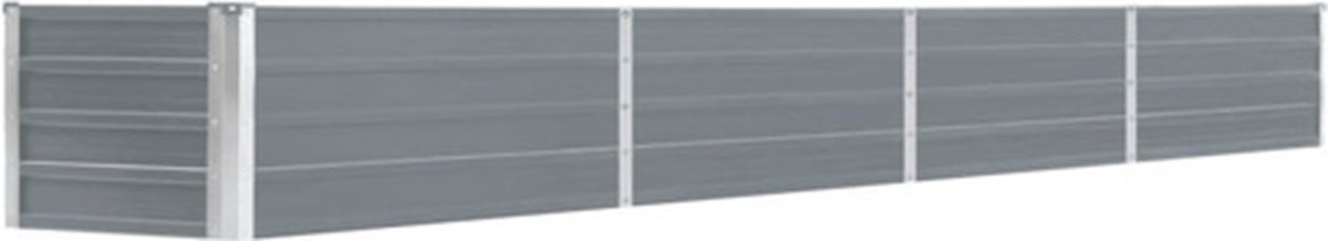 Vidaxl Plantenbak 1 Grijs 320 X 40 X 45 Cm Tuinbak