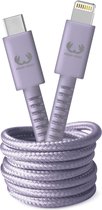 Fresh 'n Rebel - Usb c naar Apple Lightning kabel - 2 meter hoge kwaliteit kabel - Dreamy Lilac