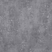 Steen tegel behang Profhome 378403-GU vliesbehang licht gestructureerd in steen look mat antraciet 5,33 m2