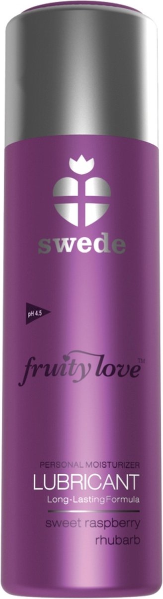 Goedkoopste Swede - Fruity Love Glijmiddel Framboos Rabarber 100 ml