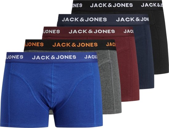 JACK&JONES JACBLACK FRIDAY TRUNKS 5 PACK LN Heren Onderbroek - Maat M