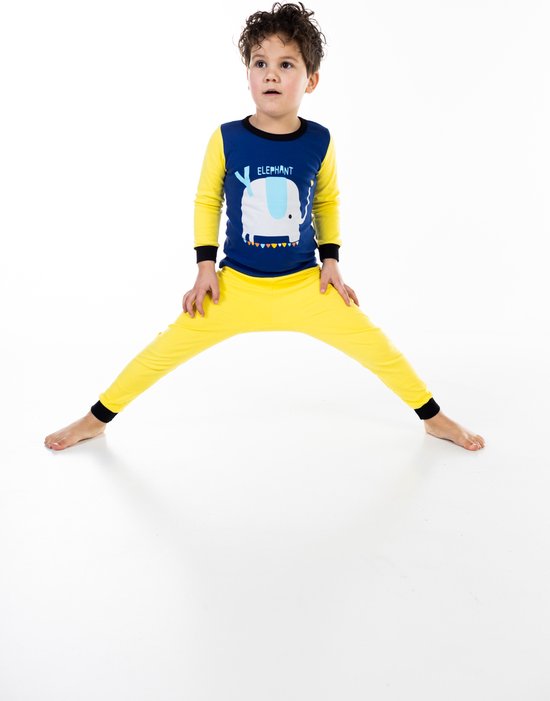 In beweging linnen Chip Olifanten Pyjama voor kinderen - 100% Katoen - Super Comfortabel | bol.com