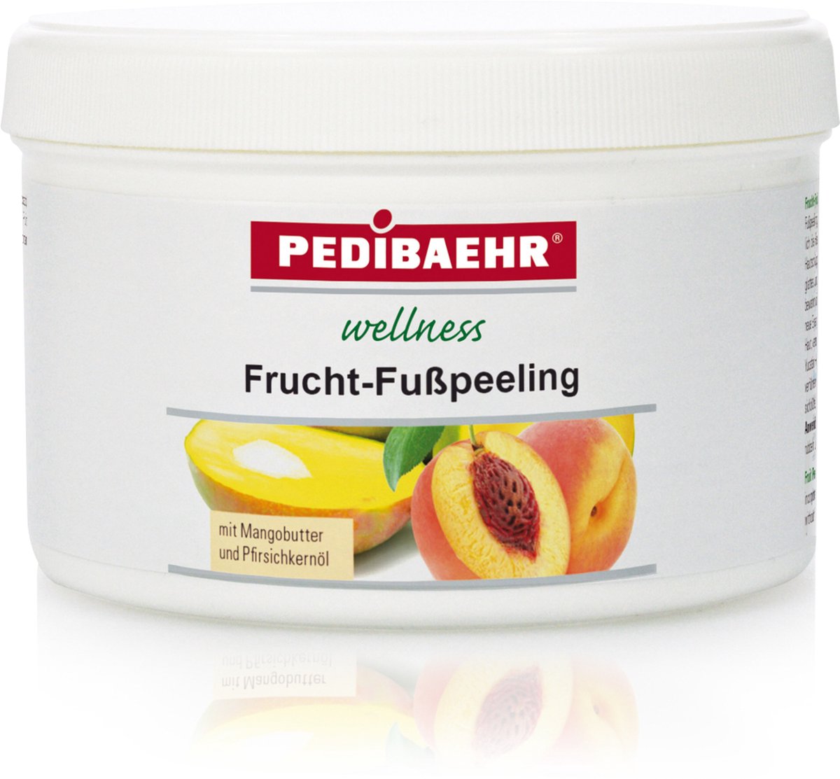 PEDIBAEHR - Voetpeeling - Mango-Perzik - 10973 - 450 ml - Wellness - Vegan - Scrub -
