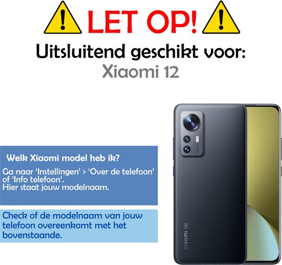 Coque Xiaomi 12 Siliconen - Coque Xiaomi 12 - Coque Xiaomi 12 Verte - 2 Pièces