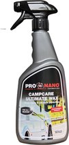 ProNano | Pro Nano Camp Care Ultimate Wax 750ml | Nano Technologie | De Wax voor uw Camper | Geeft een diepe glans en een ultieme bescherming aan uw caravan of camper! Uitstekende hydrofobische eigenschappen | Geen Strepen Pro Nano
