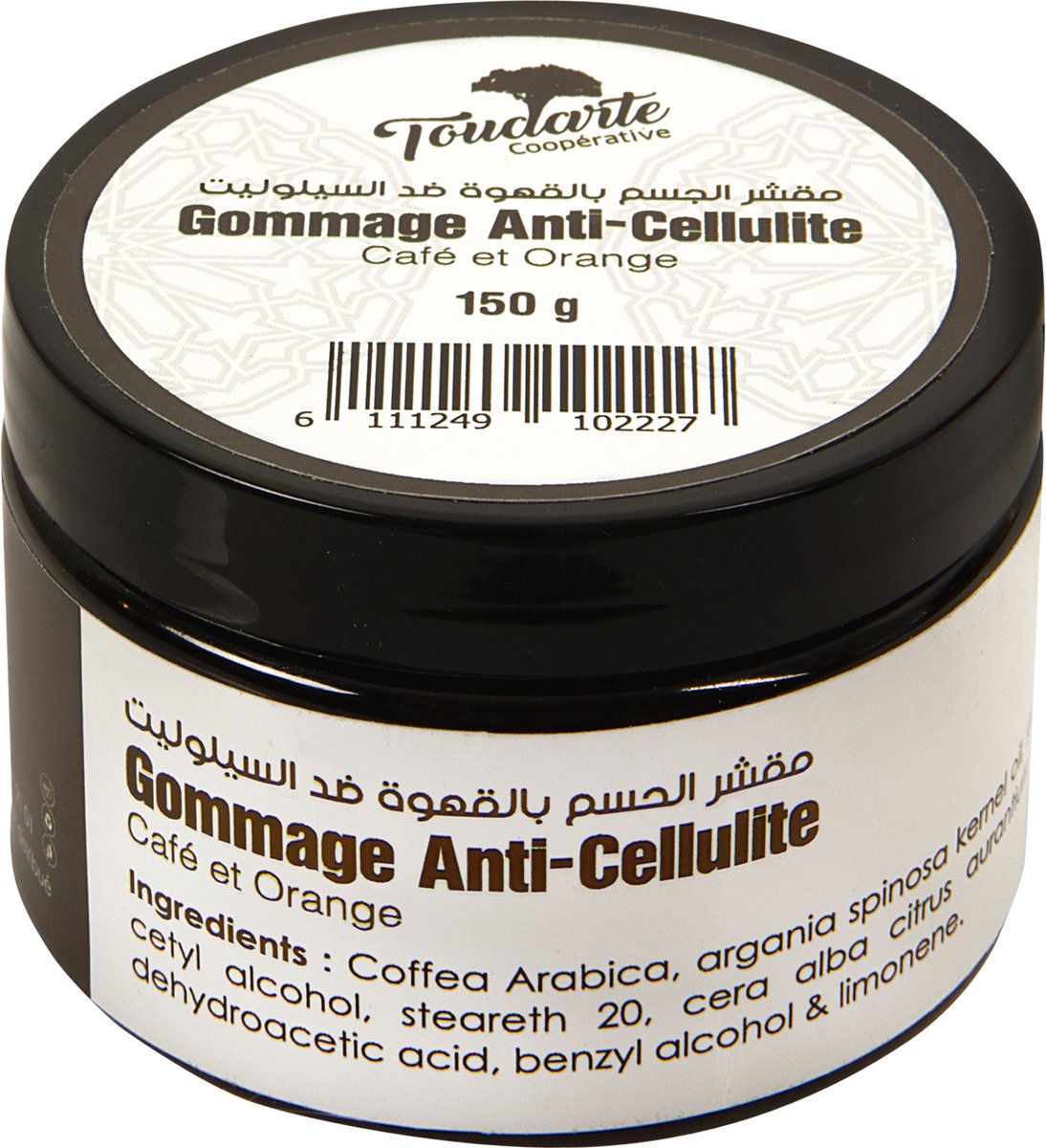 Marokkaanse Anti-Cellulitis Scrub 150 g met Arganolie