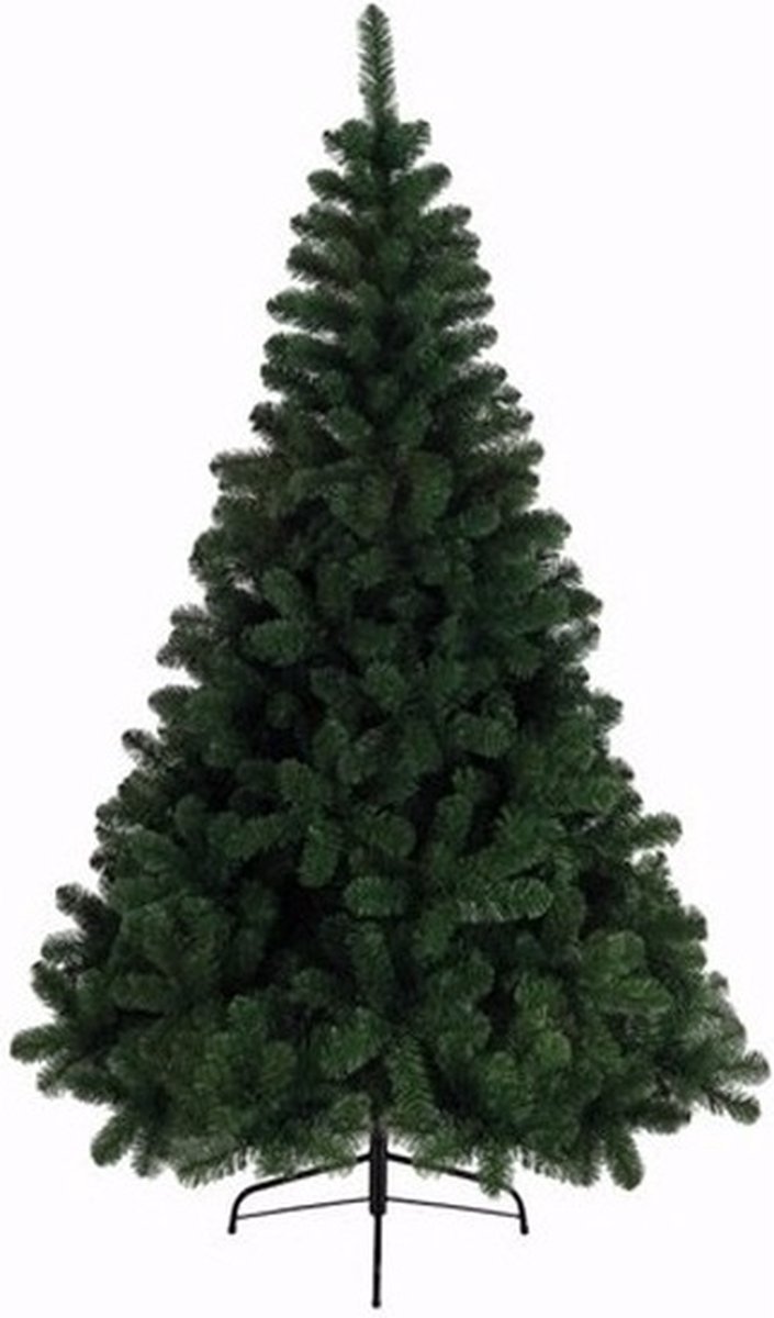 Kunst kerstboom/kunstboom groen H210 cm - Kunstbomen groen