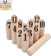 Kubb Game - Game of Wood - Game - Jeu scandinave - 3+ ans