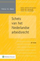 Boek cover Schets van het Nederlandse arbeidsrecht van H.L. Bakels (Paperback)