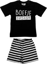 Fun2Wear - Shortama Boefje - Zwart - Maat 68 -