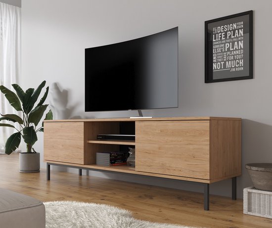Tiroir de meuble - TV Furniture Queen - Chêne - 150 cm