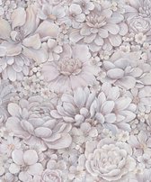 Botanica - Behang Bloemen - Behang - Vliesbehang - Wallpaper - Roze - 0,53 x 10,05 M.