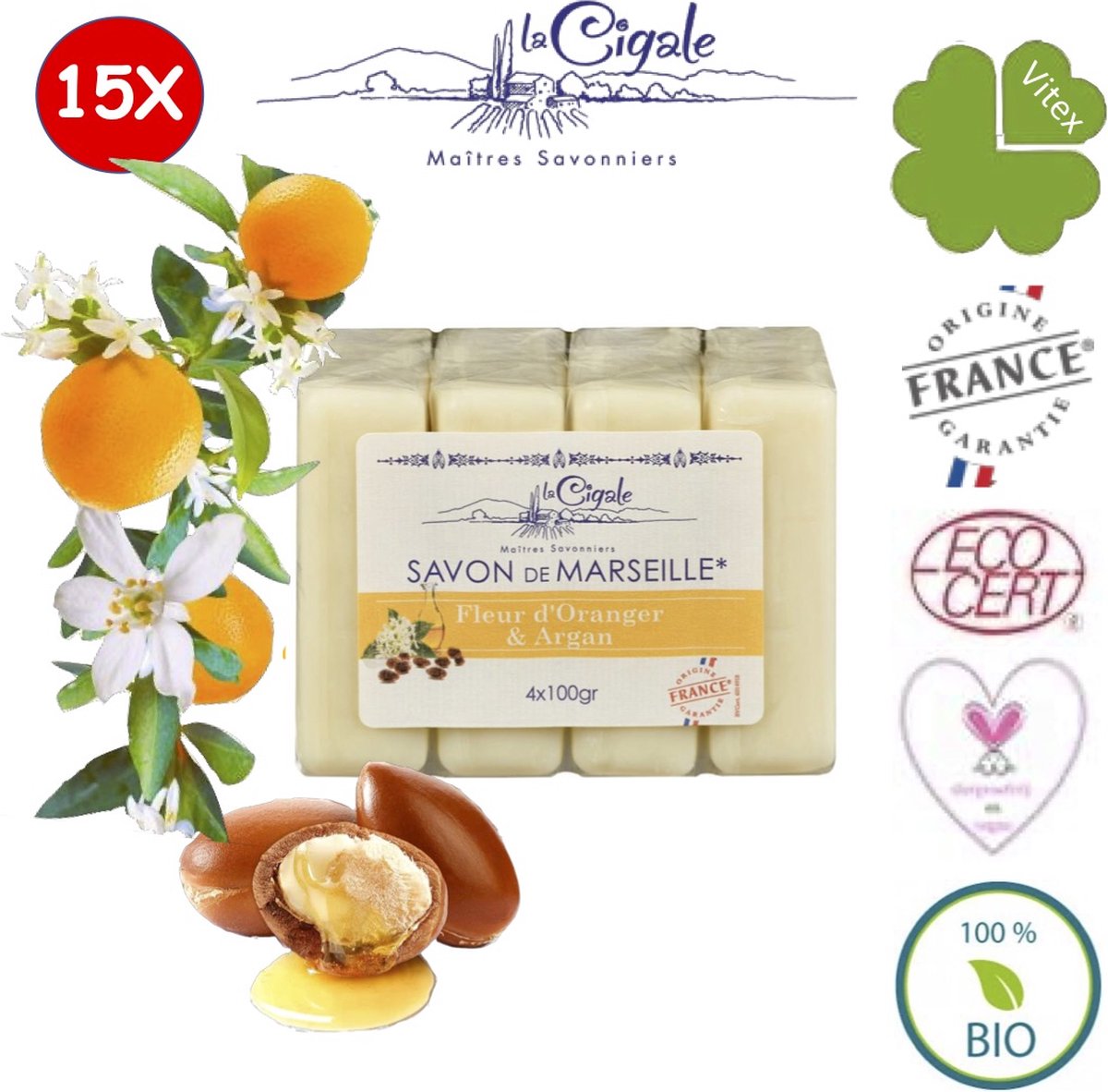 Savon Bébé 100g - Savonnerie La Cigale