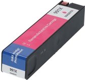 PrintAbout huismerk Inktcartridge 991X (M0J94AE) Magenta Hoge capaciteit geschikt voor HP