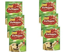 6x Bonzo (Friskies) Funtastix - Hondensnack - 175g