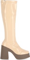 Mexx High Heel Boot Kora - Nude - Femme - Bottes pour femmes - Fermeture à glissière - Taille 38 - Bottes femmes - Bottes femmes femmes