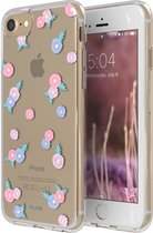 Apple iPhone SE (2022) Hoesje - FLAVR - iPlate Serie - TPU Backcover - Tiny Flowers - Hoesje Geschikt Voor Apple iPhone SE (2022)