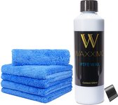 Waxximo COMBIDEAL PTFE WAX + 2 microvezeldoeken - Autowax - Auto sealing - Teflon bescherming - Glanzende autolak - Wax coating - Geeft diepe glans - UV beschermend